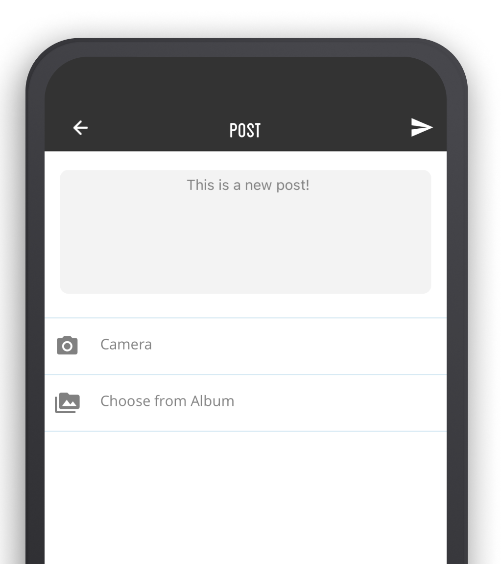 App - Activity Feed - New Post (Cropped)