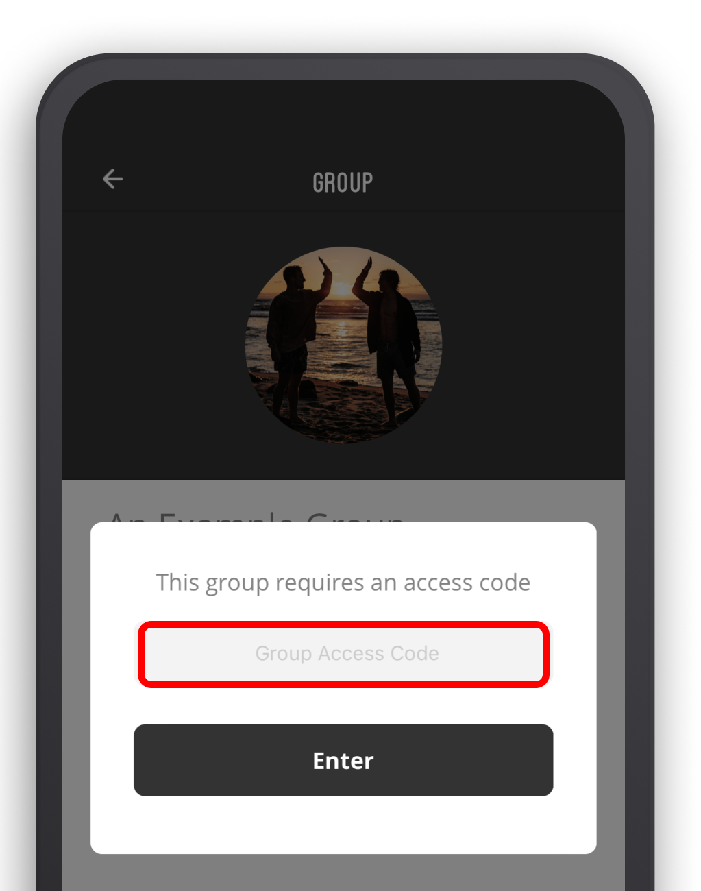 App - Groups - Access Code (Cropped)